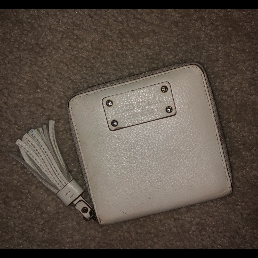 Kate Spade Leather Wallet with Tassel